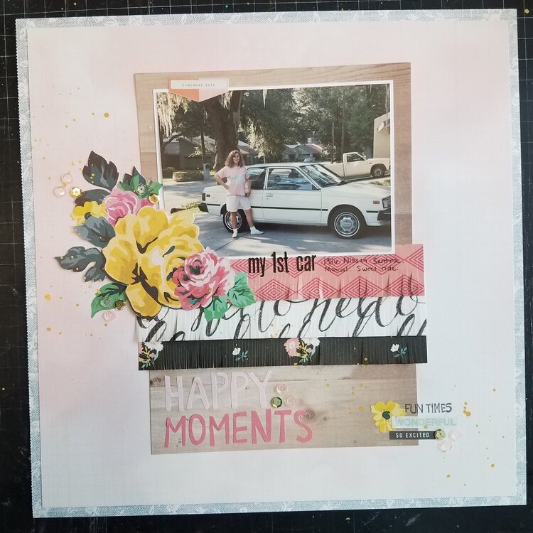 Happy Moments - My 1st Car   ***Maggie Holmes Bloom***