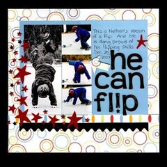 He can flip