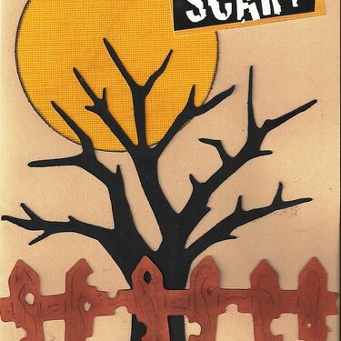 Front- Scary Card
