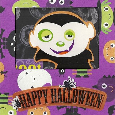Front Happy Halloween Card