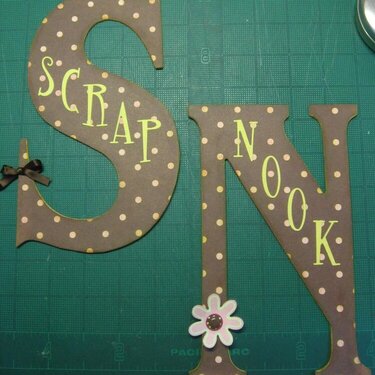 Scrap Nook sign