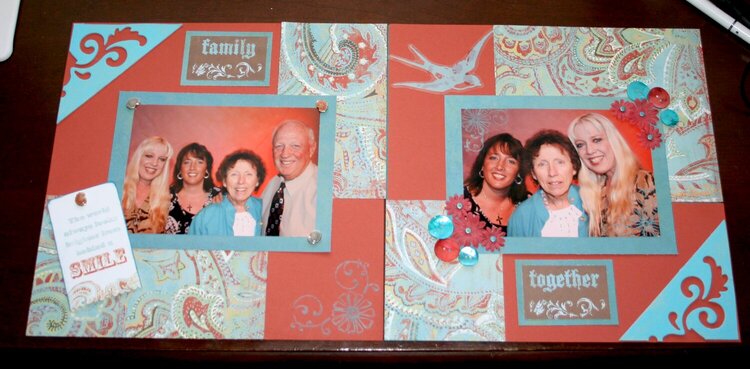 Family Two Page Spread