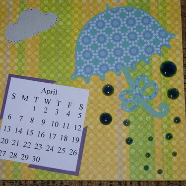 CD Calendar Pages - April
