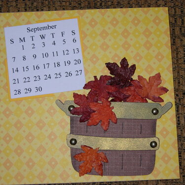 CD Calendar Pages - September