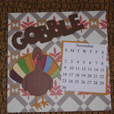 CD Calendar Pages - November