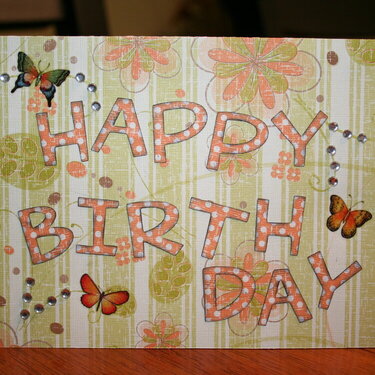 Birthday Card for Terri