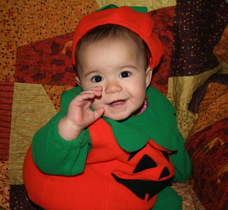 Our Little Pumpkin Mia!