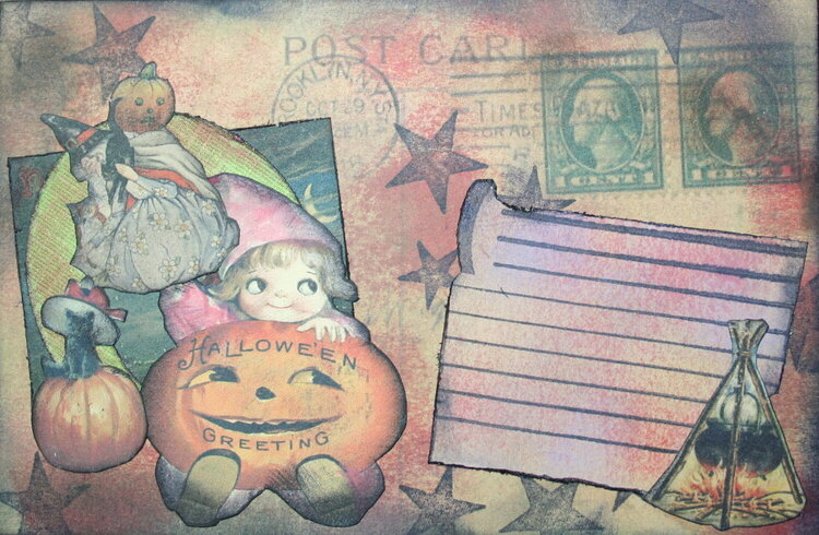 Halloween Post Card