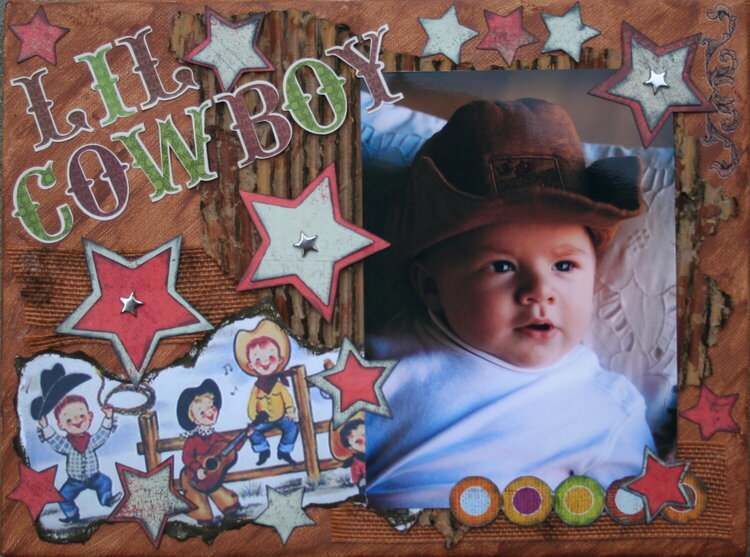 Lil Cowboy Canvas