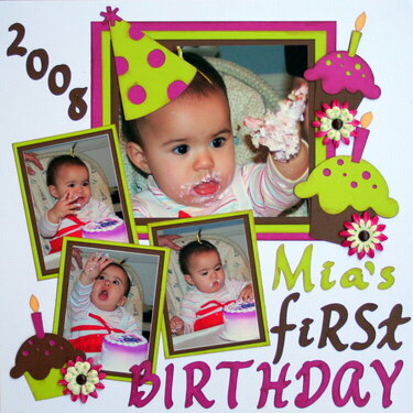 Mia&#039;s First Birthday