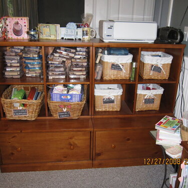 Stamp/supply storage