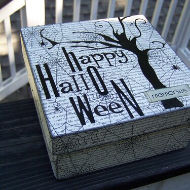 Happy Halloween Memory box
