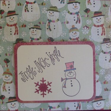 Jingle Jingle Snowman Card