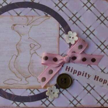Hippity Hoppity Easter Card