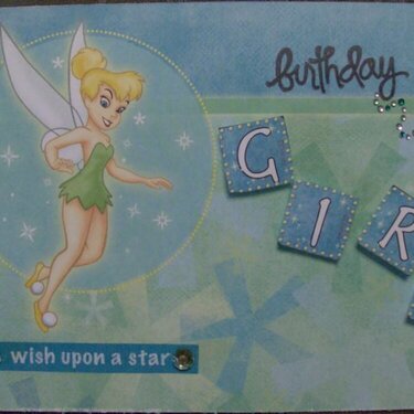 Tink Birthday Girl Card