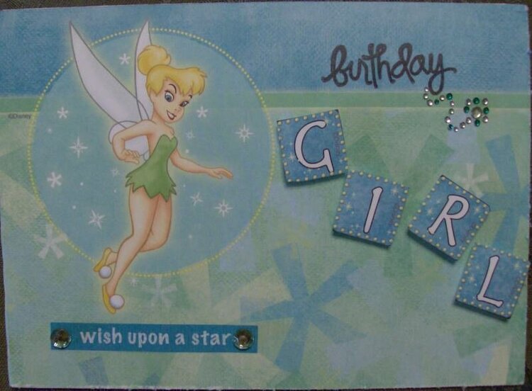 Tink Birthday Girl Card