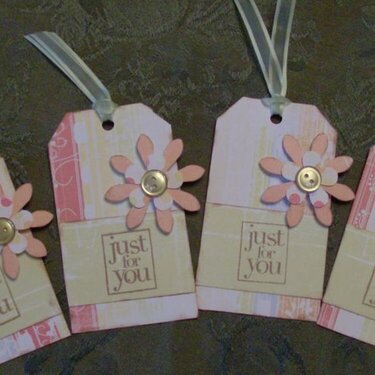 Gift tags, &quot;Just for You&quot;