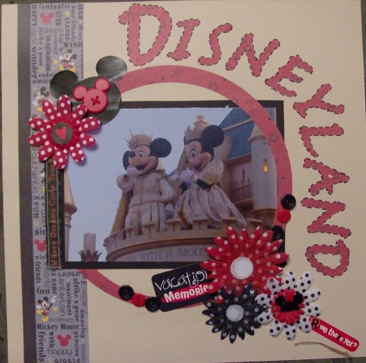 Disneyland cover page