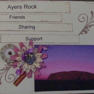 Ayers Rock Challenge B-day Card