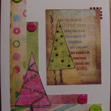 Christmas tree card 7