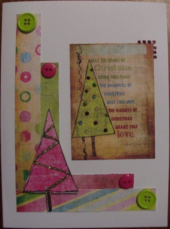 Christmas tree card 7