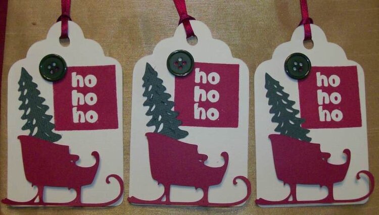 Ho Ho Ho gift tags