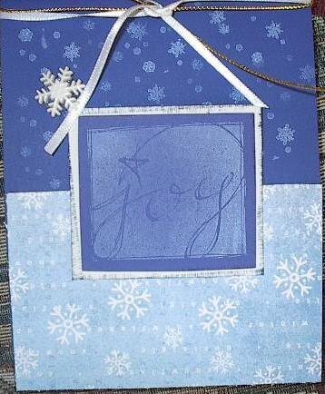 Joy Snowflake Card