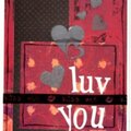 luv you**Valentine's Day Card