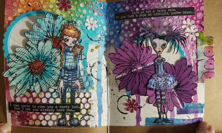 Junk journal pages