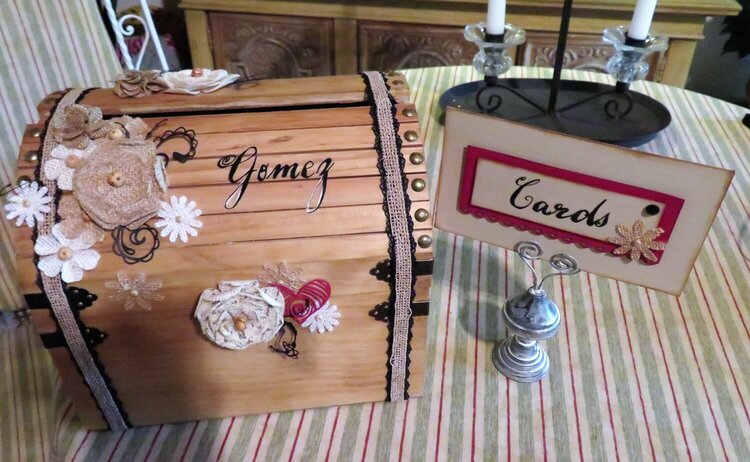 Wedding card box