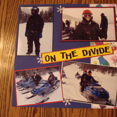 Good Times Snowmobiling on the Divide