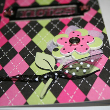 pink mini comp book close up 1