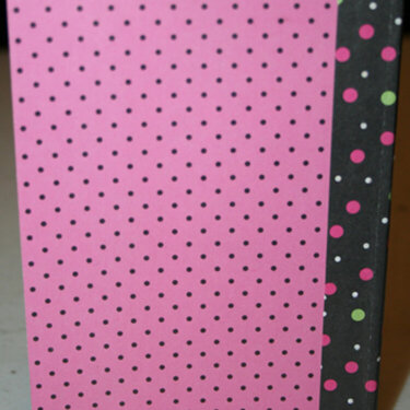 pink mini comp book back cover