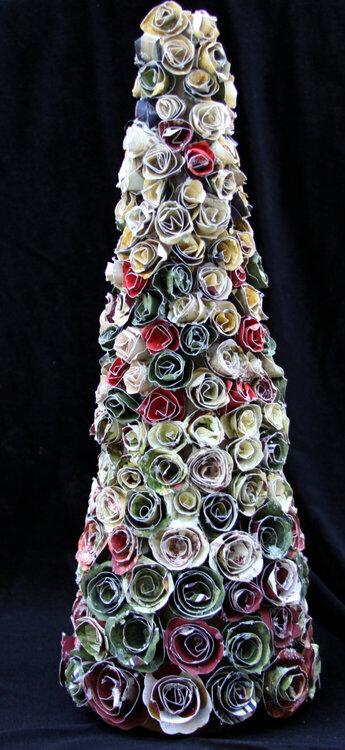 Rosette Christmas Tree