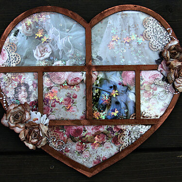 Heart Painters Tray Frame