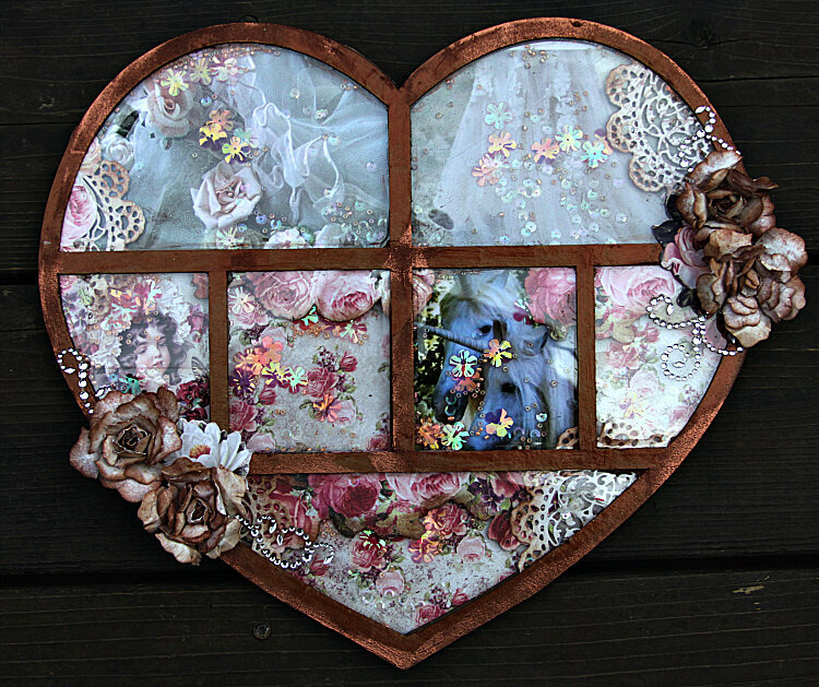 Heart Painters Tray Frame