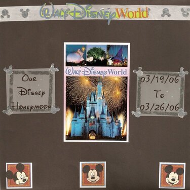 Disney World Title Page