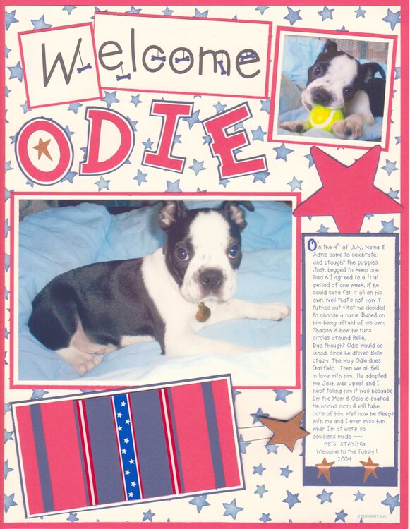 Welcome Odie