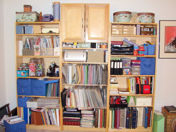 storage for all that scrapping stuff