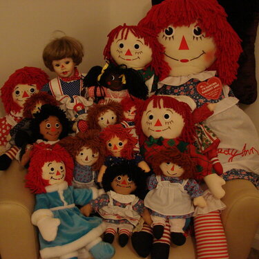 C- Collection of Raggedy Ann &amp; Andy