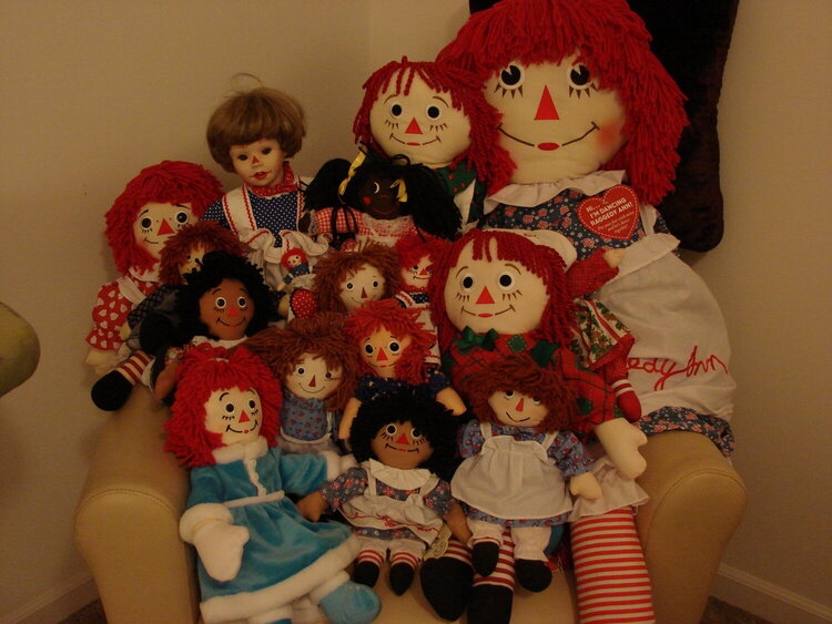 C- Collection of Raggedy Ann &amp; Andy