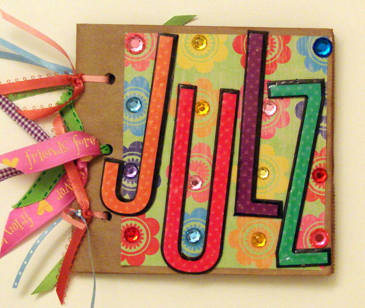 Paper bag book for Julie