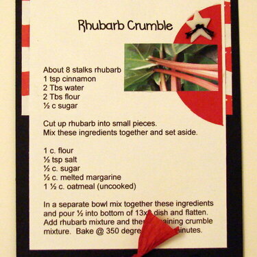 Rhubarb Crumble