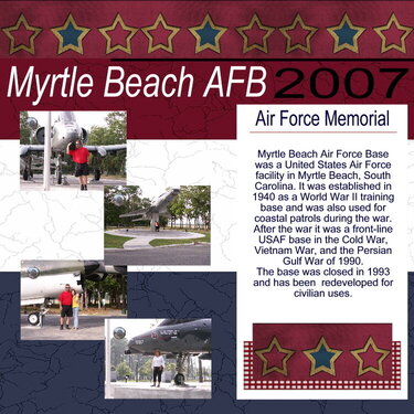 Myrtle Beach AFB Memorial