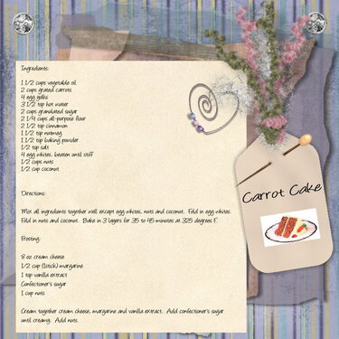 Carrot Cake Recipe