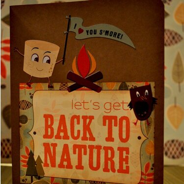 back to nature birthday card