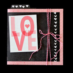 Love Accordian Card