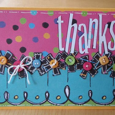 Rusty Pickle DT Creation, Thank you card