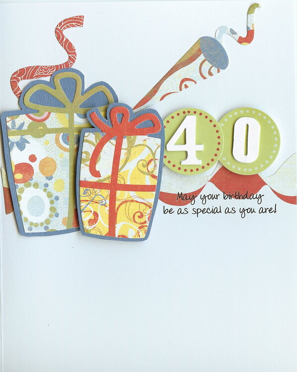 40th Birthday Card