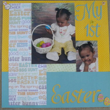 Amiyah&#039;s First Easter